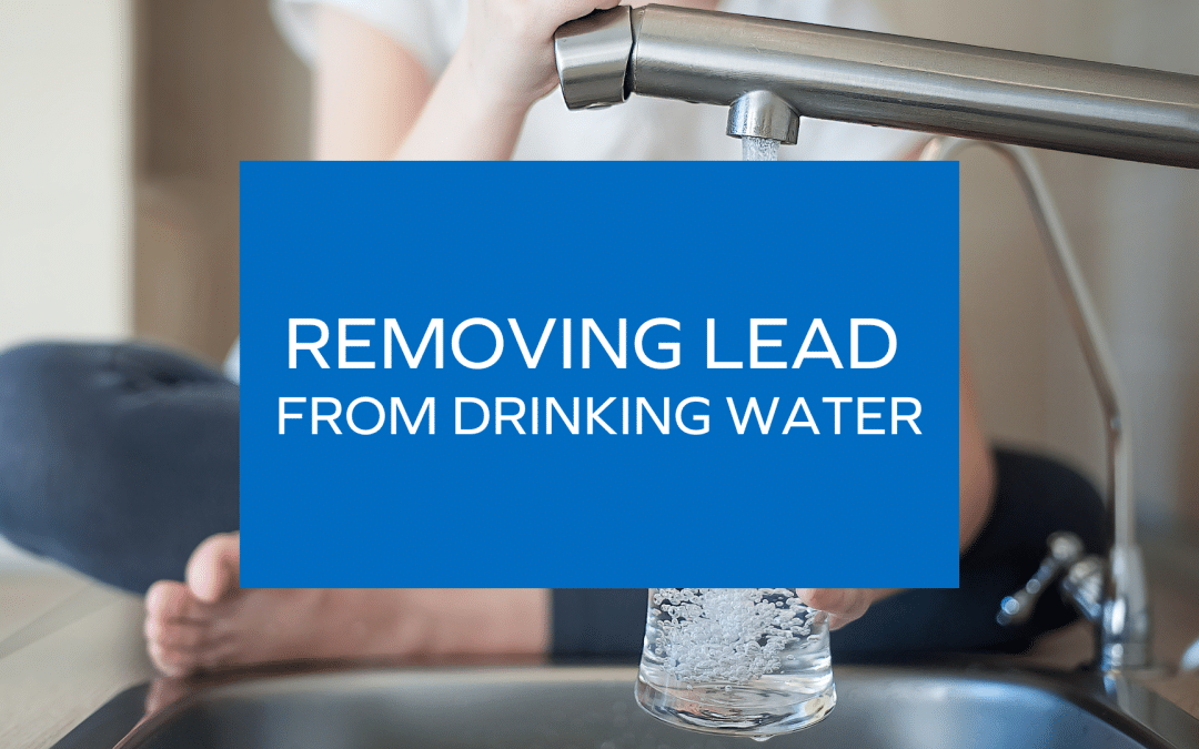 Removing lead from drinking water with water filtration systems